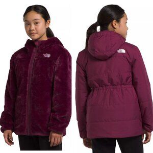 The North Face Kids Mossbud Reversible Parka Hooded Jacket Large 12 New $150